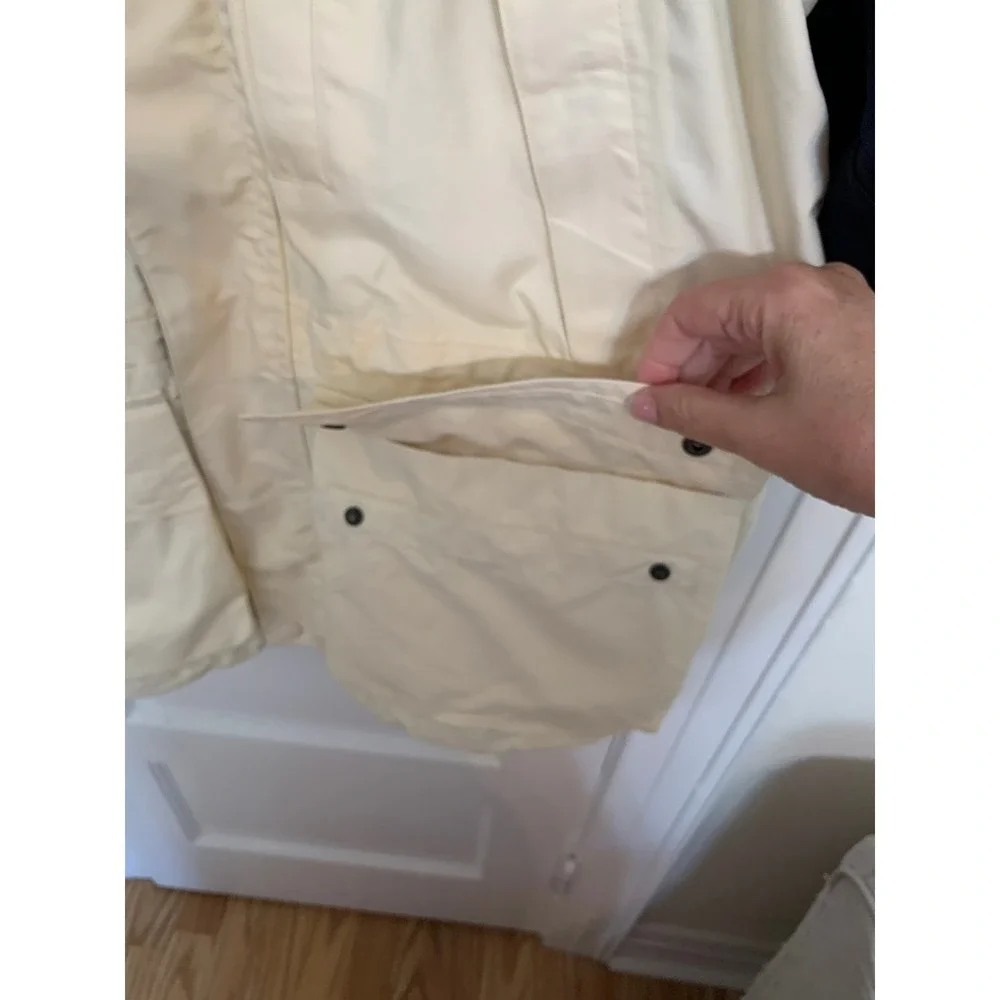 Vintage Nautica Mens Colorblock Sailing Jacket Navy‎ Cream Yachting Jacket / L